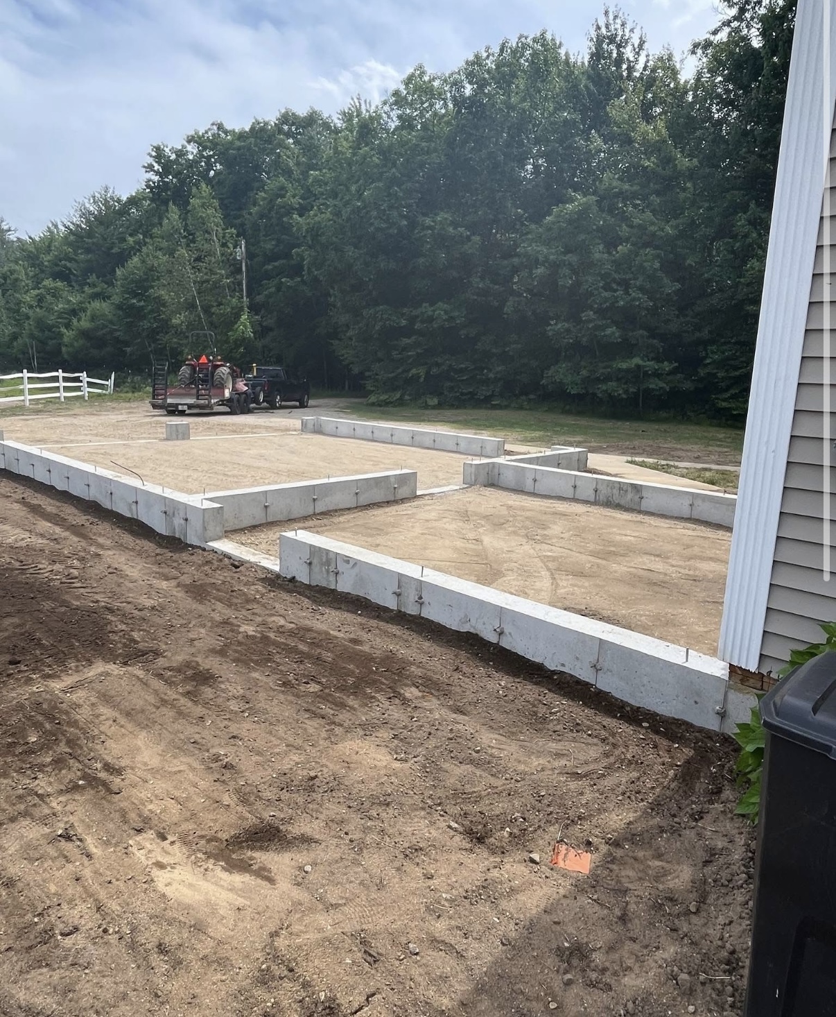 Foundation forms set and ready